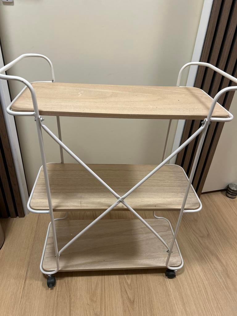 Handige serveerwagen met 3 niveaus, Ophalen of Verzenden, Gebruikt