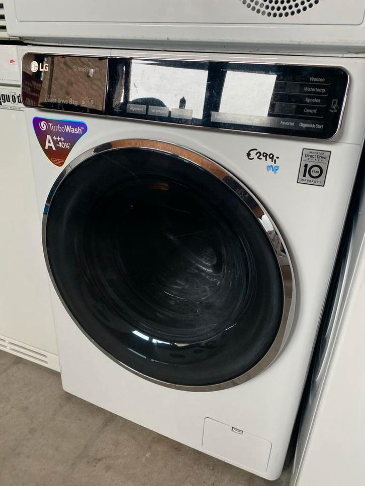 LG Voorlader Wasmachine - 8kg - zgan - wytguod, Witgoed en Apparatuur, Wasmachines, Zo goed als nieuw, Voorlader, 8 tot 10 kg