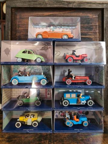 De avonturen van Kuifje, Modelauto's beschikbaar voor biedingen