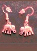 Zilveren oorbellen olifant, Sieraden, Tassen en Uiterlijk, Oorbellen, Hangers, Verzenden, Nieuw, Zilver
