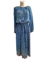 Sissel Edelbo maxi jurk M, Maat 38/40 (M), Blauw, Ophalen of Verzenden, Zo goed als nieuw