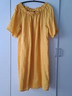 Gele linnen jurk van Norah, Kleding | Dames, Grote Maten, Jurk, Ophalen of Verzenden, Zo goed als nieuw, Geel