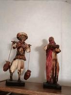 Mexicaanse papier mache beelden, van een man en vrouw, Antiek en Kunst, Ophalen of Verzenden