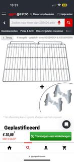 2x Draagrooster koelkastrooster 670x530mm + 4 beugels, Ophalen of Verzenden, Zo goed als nieuw