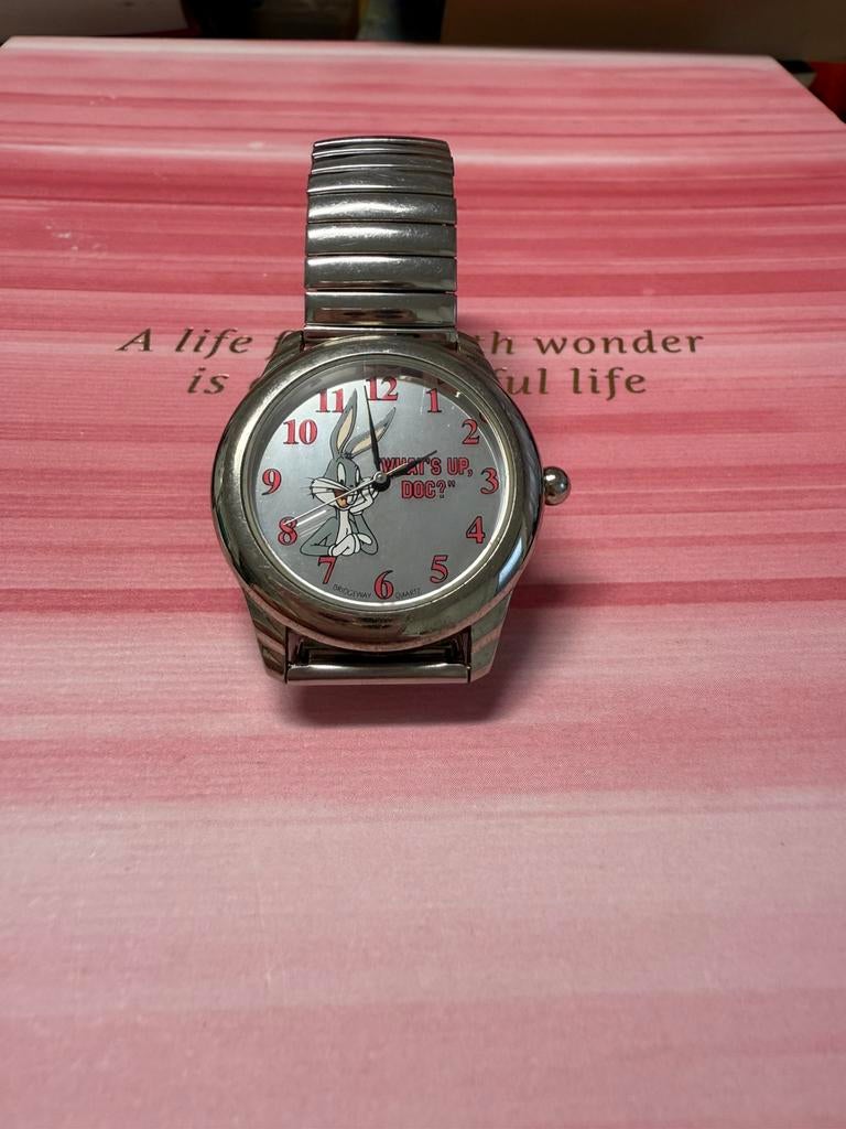 Originele Warner Brothers horloge Looney Tunes, Ophalen of Verzenden, Staal, Overige merken, 1960 of later