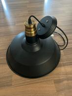 Industriële Hanglamp Zwart/Goud gratis, Huis en Inrichting, Ophalen, Gebruikt, Metaal, Minder dan 50 cm