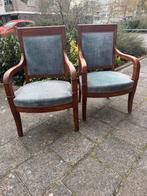2 empire / directoir mahonie fauteuils ( kleur petrol ), Ophalen