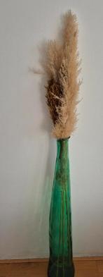 Groene vaas 1M, Huis en Inrichting, Woonaccessoires | Vazen, Ophalen, 75 cm of meer, Groen, Glas