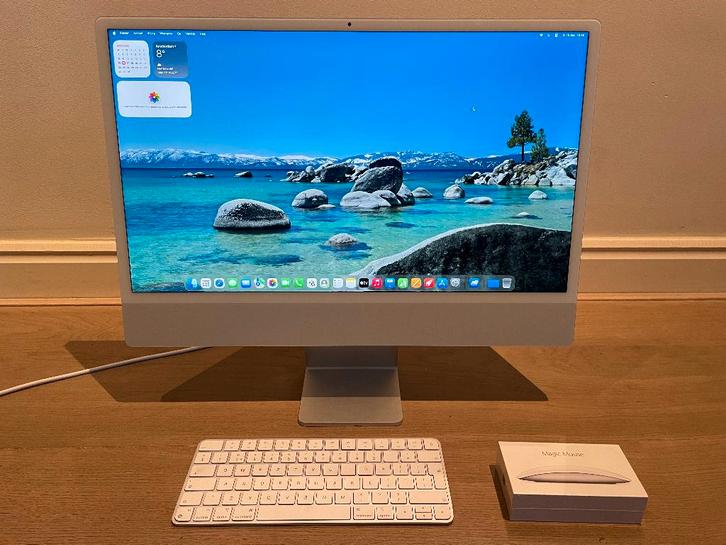 iMac 24 inch (2021) met Apple M1 chip, Computers en Software, Apple Desktops, Zo goed als nieuw, iMac, SSD, 8 GB, Ophalen
