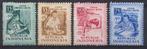 Indonesie Zonnebloem nr 157/60 postfris 1956, Postzegels en Munten, Ophalen of Verzenden, Postfris, Zuidoost-Azië