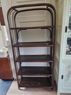 Vintage rotan boekenkast. Kleur bruin., Ophalen, Zo goed als nieuw, Minder dan 150 cm, 150 tot 200 cm