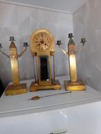 Klokkenstel amsterdamse school nieuwe kunst, Antiek en Kunst, Antiek | Klokken, Ophalen of Verzenden