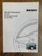 Zeldzame folder Mercedes-Benz Brabus Monoblock velgen 1990, Nieuw, Mercedes-Benz, Mercedes, Ophalen of Verzenden