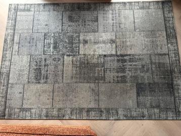 Vloerkleed 155x227 cm - Groen/grijs/blauw multi beschikbaar voor biedingen