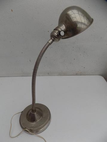 Lamp tafellamp burolamp metaal vintage Goose Neck  beschikbaar voor biedingen