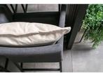 Nieuw uit voorraad | Fonteyn Barset Savage Zwart, Tuin en Terras, Tuinsets en Loungesets, 4 zitplaatsen, Ophalen of Verzenden