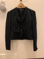 Ralph Lauren Blazer - Maat 36 - Zwart Krijtstreep, Zwart, Ophalen of Verzenden, Zo goed als nieuw, Jasje