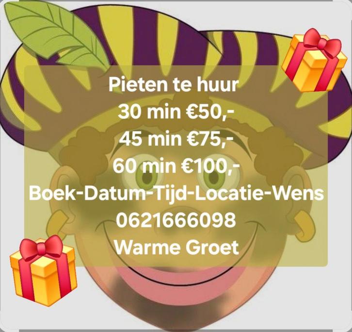 Pieten bezoek, Audio, Tv en Foto, Overige Audio, Tv en Foto, Ophalen