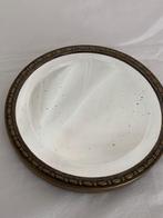 antieke ronde onderzetter, spiegel, Antiek en Kunst, Ophalen of Verzenden, Rond, Minder dan 50 cm