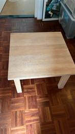 Tafel 70x70 eiken whitewash, Huis en Inrichting, Tafels | Salontafels, Ophalen, 50 tot 100 cm, Zo goed als nieuw, Minder dan 50 cm