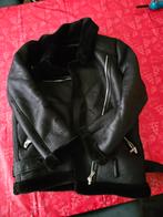 Warme jas met bontvoering - XS, Ophalen of Verzenden, Zo goed als nieuw, Zwart