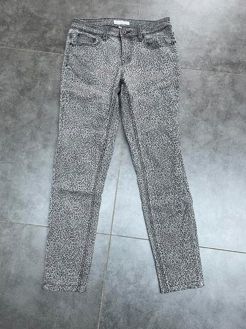 Red Button zwart grijze stretch jeans maat 36 poemamotief, Kleding | Dames, Broeken en Pantalons, Zo goed als nieuw, Maat 36 (S)