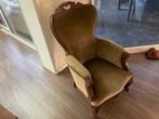 Antieke fauteuil met groen fluweel – elegante uitstraling, Antiek en Kunst, Ophalen