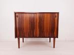 Deens vintage palissander dressoir, retro platenkast, ., ., Mid-century danish design, 1960s, 25 tot 50 cm