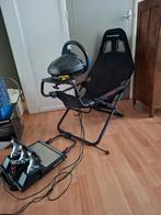 Race sim ready to go! Playseat met stuur en top pedalen TLCM, 1 speler, Racen en Vliegen, Ophalen of Verzenden, Zo goed als nieuw