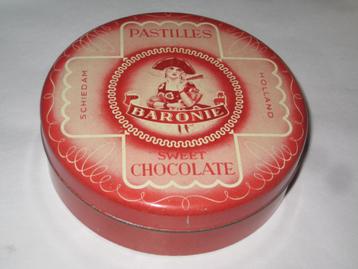 blikje baronie (vlgnr 3) pastilles sweet chocolate schiedam beschikbaar voor biedingen