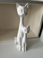 Beeld witte kat, Ophalen of Verzenden, Zo goed als nieuw, Dier