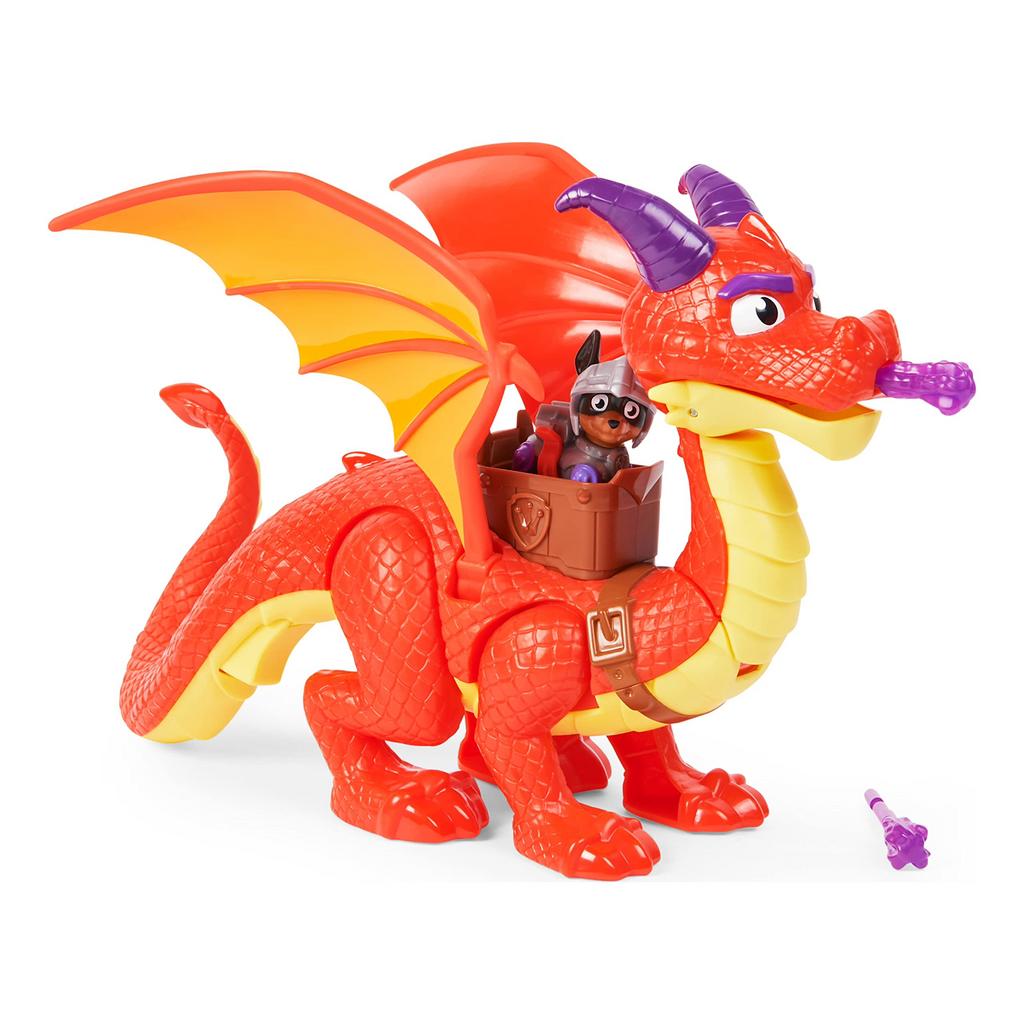 PAW PATROL RESCUE KNIGHTS - DRAAK SPARKS MET SUPERVLEUGELS, Ophalen of Verzenden, Zo goed als nieuw