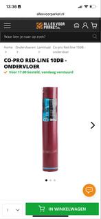 Co-Pro Red-Line 10dB Ondervloer - 15m2, Overige materialen, Nieuw, 15 m² of meer, Vloerisolatie