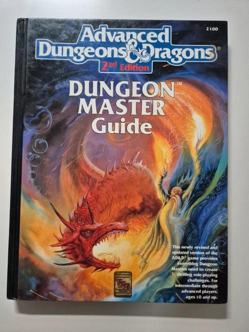 AD&D 2nd Edition Dungeon Master Guide (TSR 2100, 1989), Hobby en Vrije tijd, Wargaming, Zo goed als nieuw, Historisch, Boek of Catalogus