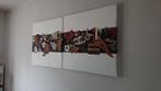 Olieverf schilderijen, Antiek en Kunst, Kunst | Schilderijen | Abstract, Ophalen