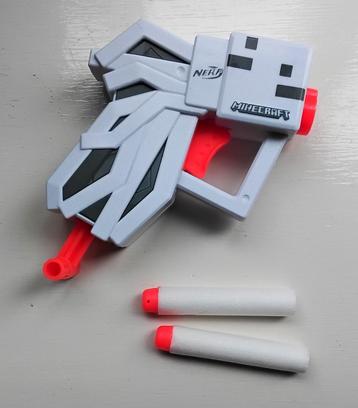Minecraft pistool met 2 pijlen - Nerf beschikbaar voor biedingen