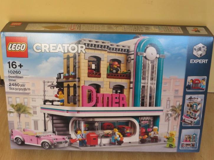 LEGO 10260 Creator Expert Diner in de Stad nieuw, Kinderen en Baby's, Speelgoed | Duplo en Lego, Nieuw, Lego, Complete set, Ophalen of Verzenden