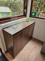 Bruine kast of dressoir, Ophalen, Zo goed als nieuw, 25 tot 50 cm
