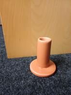 Oranje Keramieken Kandelaar, Ophalen of Verzenden, Keramiek of Aardewerk