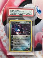 Pokemon Ex Team Aqua's Kyogre Holo T.Magma Vs.T.Aqua PSA 9, Hobby en Vrije tijd, Verzamelkaartspellen | Pokémon, Ophalen of Verzenden