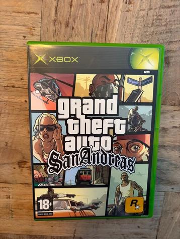 GTA Grand Theft Auto San Andreas (inclusief map) XBOX beschikbaar voor biedingen