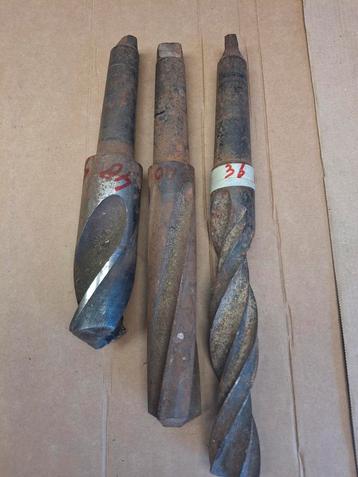 6x Morseconus boren (mc mk morse conus freesbank draaibank) beschikbaar voor biedingen
