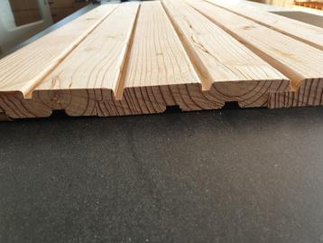Dubbel rhombus profiel planken douglas hout AANBIEDING beschikbaar voor biedingen