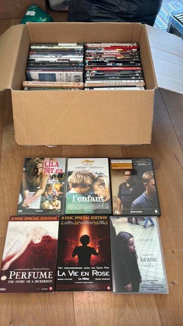 Partij dvds arthouse, klassiekers beschikbaar voor biedingen