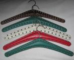 Kleerhangers Skai Met Studs 5 Stuks Vintage 1950-1970, Ophalen, Huis en Inrichting