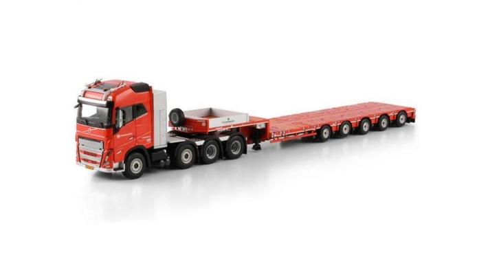 WSI PEINEMANN; VOLVO FH5 + Nooteboom, Hobby en Vrije tijd, Modelauto's | 1:50, Zo goed als nieuw, Bus of Vrachtwagen, Wsi, Ophalen of Verzenden