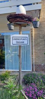 Nr. 1 Ooievaarsnest - Landingsplaats voor geboorte COMPLEET., Ophalen of Verzenden, Zo goed als nieuw, Geboortebord