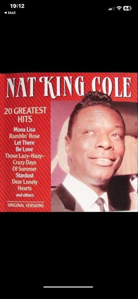 Nat King Cole - 20 Greatest Hits CD, Cd's en Dvd's, Cd's | Jazz en Blues, Gebruikt, Jazz en Blues, Ophalen of Verzenden