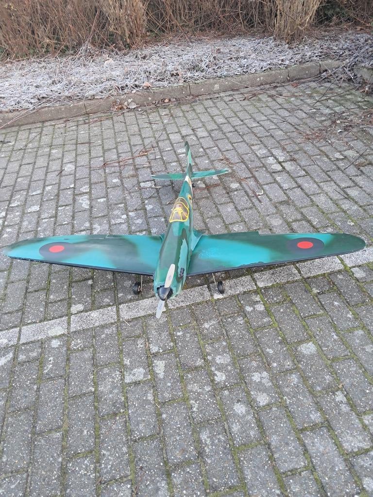 Decoratieve Spitfire Vliegtuig Model TEAB, Gebruikt, Groter dan 1:72, Vliegtuig, Ophalen