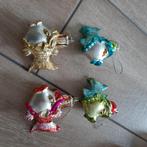 4 kerstboom ornamenten vissen, Ophalen of Verzenden, Gebruikt
